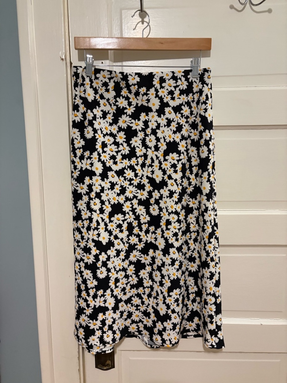 Rachel Zoe Daisy Print Midi Skirt